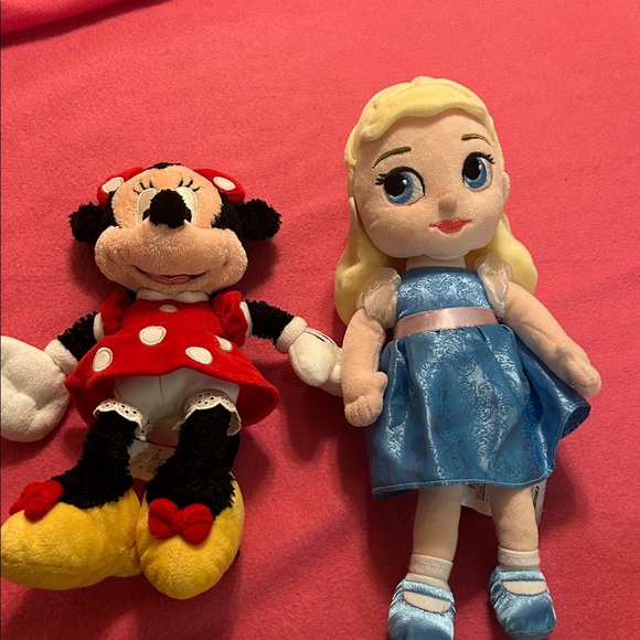 Disney Other - Disney Plush toys / Cinderella & Minnie Mouse